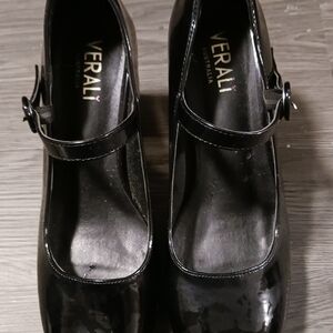 Black Patent Leather Heels